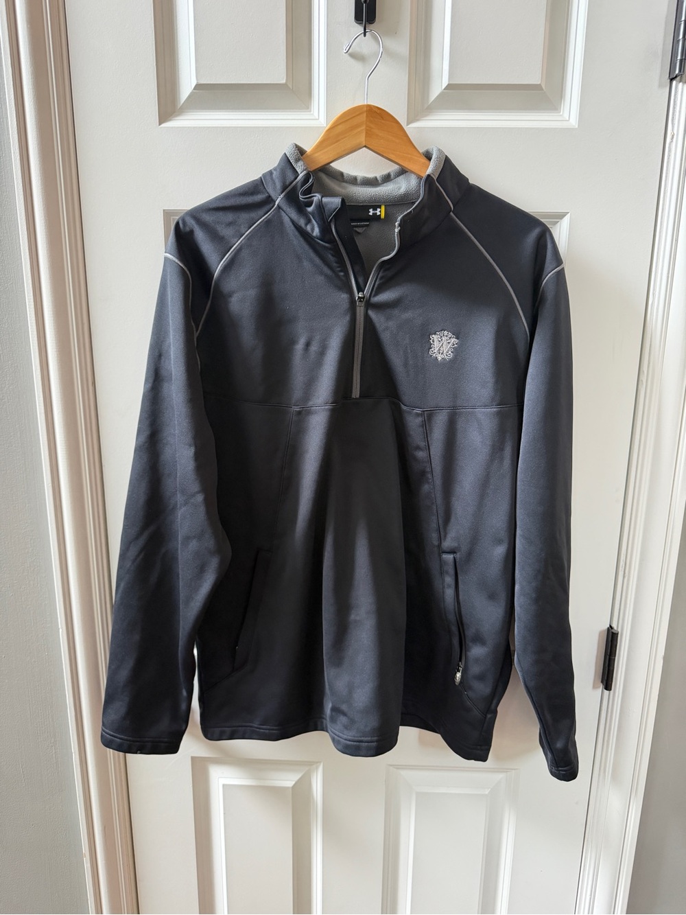 Under Armour Men's Dark Gray 1/4 Zip Performance Pullover